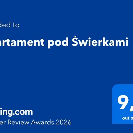 Апартаменты Pod Swierkami Шклярска-Поремба